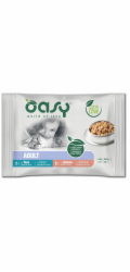 OASY Chunks in gravy Multipack Fish selection - mokré krmivo pro kočky - 4x85g