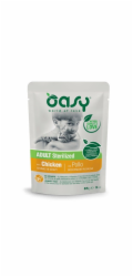 OASY Chunks in gravy Sterilized Chicken - mokré krmivo pro kočky - 85g
