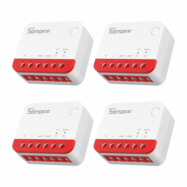 Inteligentní roletový spínač ZigBee Sonoff MINI-ZBRBS (4ks)