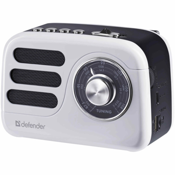 Defender Bluetooth reproduktor SIGNAL 5W, retro rádio