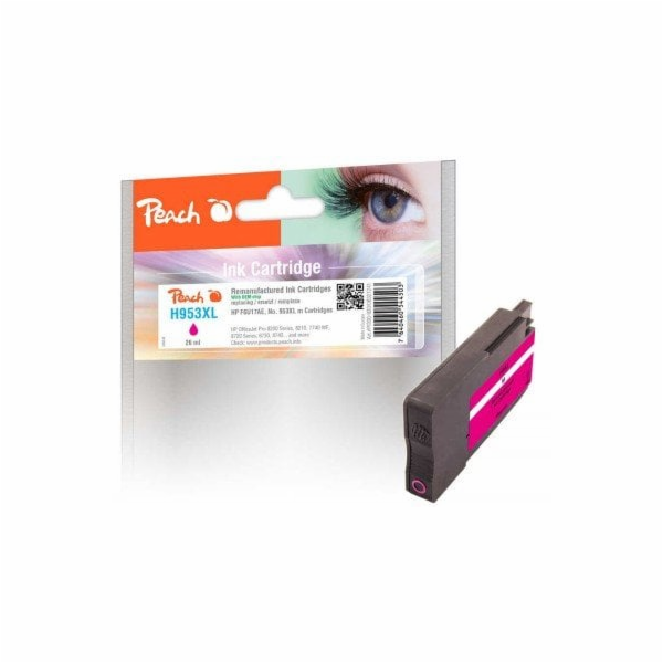 Peach Repasovaná purpurová inkoustová kazeta Patrone HP č...