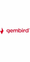 Gembird PLA filament, 1,75 mm, 200 g - pro tiskárnu GEMMA, černý