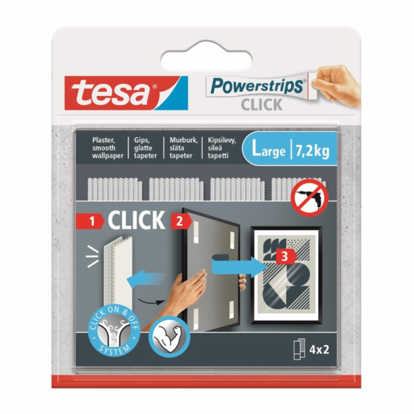 Lepicí páska Tesa Power-Strips 77722, oboustranná 0,085mx...