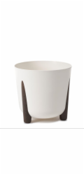 Květináč Lamela Frida 236-74, plast, O 26 cm, krém