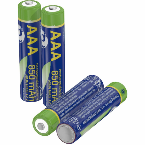 Gembird Baterie AAA (připravené k použití), 850 mAh, blis...