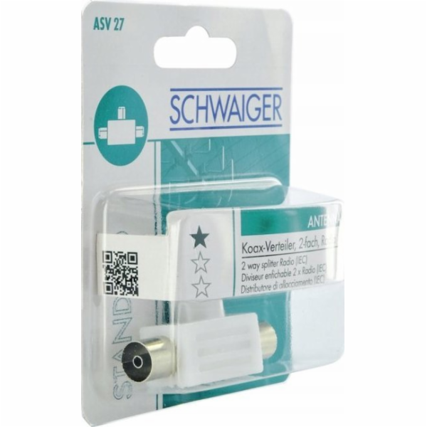 Zásuvný distributor Schwaiger pro rozhlasové vysílání