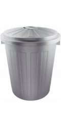 ok Odpadkový koš Supermax 50L stříbrný