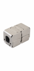 Solarix Spojka CAT6A STP SXSPJ-6A-STP-BK-SA