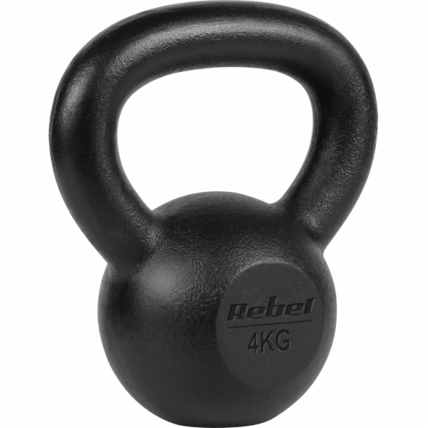 Rebel Litinová kettlebell 4 kg, REBEL ACTIVE