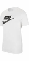 Nike Pánské tričko M NSW Tee Icon Futura bílé, velikost XL (AR5004 101)