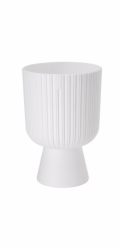 Květináč Forma Plast KELI MIKA 5125-011, O 17,8 cm, bílá