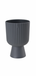 Květináč Forma Plast KELI MIKA, O 17,8 cm, antracit