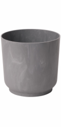 Květináč Forma Plast SATINA 4284-081, O 20 cm, šedá