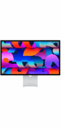 Apple Studio Display (68.3 cm (27 Zoll), silber, Neigungsverstellbarer Standfuß, Nanotexturglas, 5K Retina, Webcam)