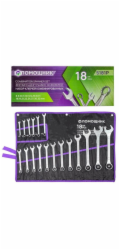 Forcekraft Sada 18dílných očkoplochých klíčů (8-32 mm)