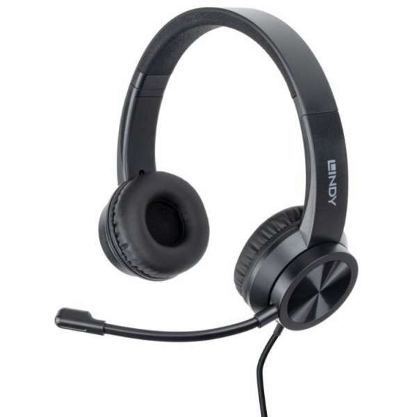 Lindy 20439 Sluchátka/Headset Kabelová Čelenka Kancelář/C...