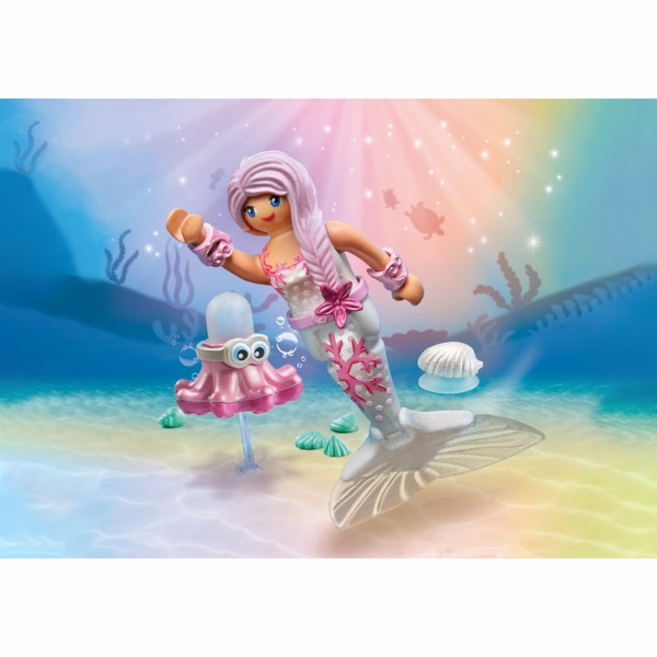 Playmobil 71477 specialPLUS Meerjungfrau mit Spritzkrake