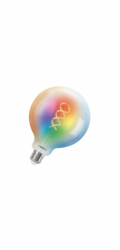 LED ŽÁROVKA SMART+ E27 G125 RGBW FL 4,5W