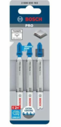 Bosch PRO Plátky do přímočaré pily Bosch T 121 GF, 3dílné