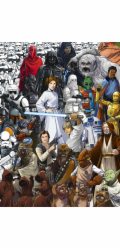 KOMAR Fototapeta STAR WARS Classic 4-4111, 254 cm x 184 cm