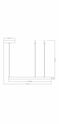 Stropní svítidlo Light Prestige Midway, 35 W, LED, 3000 °K