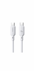 Rychlonabíjecí kabel Baseus Silky USB-C/USB-C 1m 100W bílý