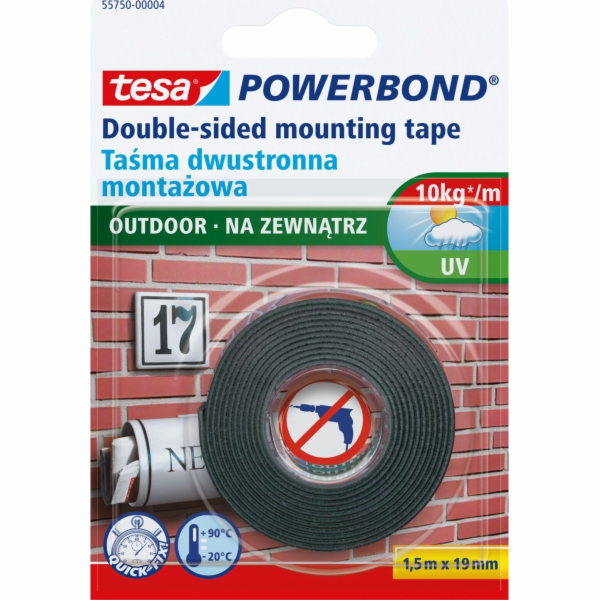 Tesa Montážní páska , oboustranná, pěnová, vnější 5 m: 19...