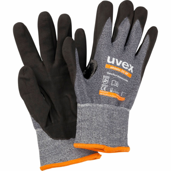 uvex athletic D5 XP cut protection glove size 8