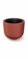 Hrnec Prosperplast Milly, plast, H 39,1 cm, červený