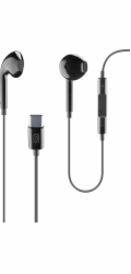 Cellular Line Sluchátka Sluchátka Cellularline USB-C s mikrofonem Černá