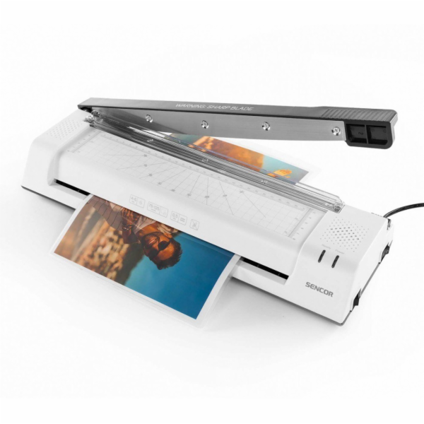 Sencor Laminátor 2v1 SLA 350 A3 fólie 2x75-2x125 mm + gil...