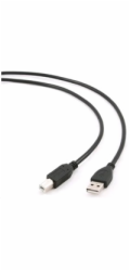 Kabel USB Equip propojovací A-B 3 m, šedý