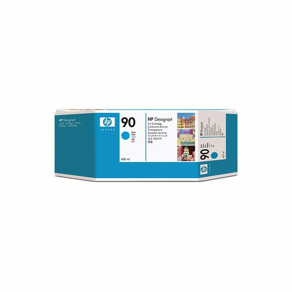 C5061A HP No. 90 Cyan Ink Cartridge (400 ml)