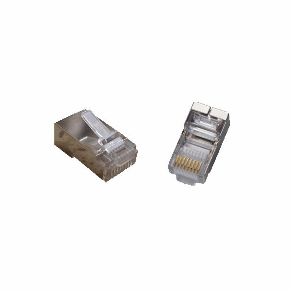 DATACOM Plug STP CAT5E 8p8c- RJ45 lanko - 100-pack