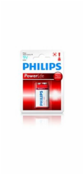 Philips baterie 9V PowerLife, alkalická - 1ks