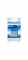 Philips&nbsp;baterie&nbsp;AAA&nbsp;ExtremeLife+,&nbsp;alkalická&nbsp;-&nbsp;4ks