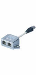 Digitus CAT 5e, 2x 1: 1, propojovací adaptér, stíněný 2x RJ45-zásuvka na 1x RJ45-Plug, délka 0,19 m