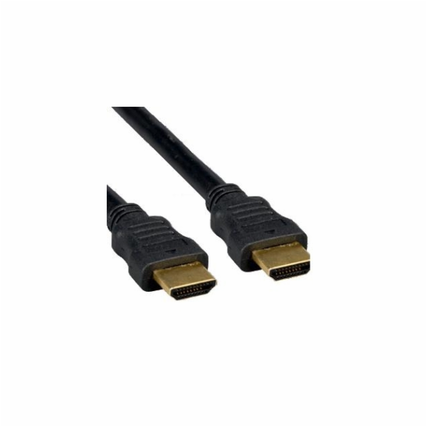 Kabel HDMI-HDMI M/M 3m stíněný, zlac.kon. 2.0
