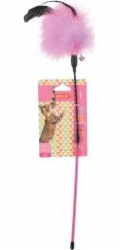 Hračka na rybářský prut Zolux Cat s peřím
