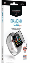 MyScreen Protector Ochranné pouzdro MyScreen pro Apple Watch Ultra 49mm - tvrzené sklo MyScreen DIAMOND GLASS edge3D na celou obrazovku (černý rámeček)