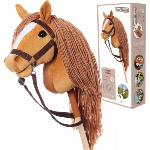 Tootiny Hobby kůň HOPPIHORSE A3 Kaštan - hnědý, malý kaštan