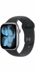 Chytré hodinky Apple Watch Series 11 46 mm vesmírně šedá, M/L