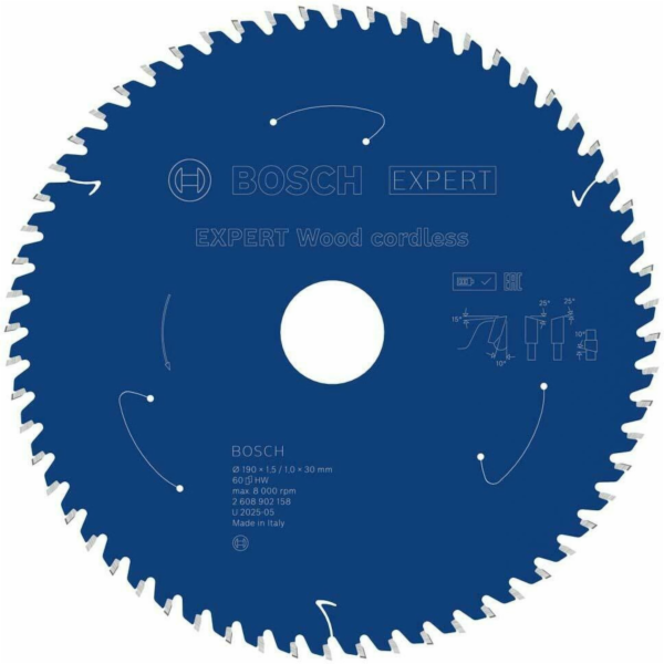 Bosch PILOVÝ KOTOUČ EX WO H 190x30-60