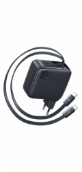 Baseus EnerCore CJ21 Charger Retractable 3C 67W EU Black