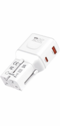 Mobile Origin Cestovní adaptér 35W, EU/US/UK/AU PW25, bílý
