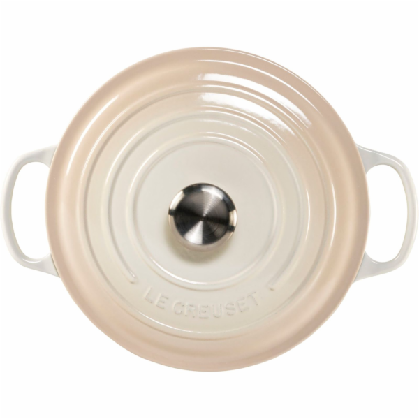 Le Creuset Signature Bräter rund 26 cm Meringue