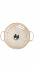 Le Creuset Signature Bräter rund 26 cm Meringue