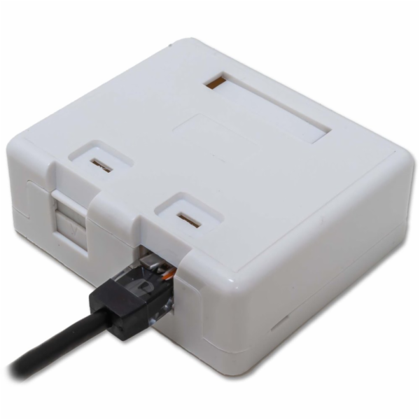 XtendLan Zásuvka 2x RJ-45, Cat5e, nestíněná, na zeď, spod...