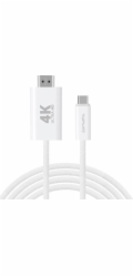 Adidas 4smarts USB-C - HDMI kabel 2 m bílý (540955)