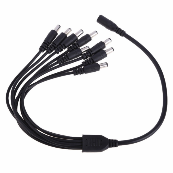 XtendLan Napájecí kabel/splitter 1 na 8, jack 2,1mm, prům...